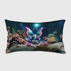 Подушка-антистресс Рыба с крыльями бабочки, цвет: 3D-принт