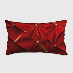 Подушка-антистресс Красный материал со складками, цвет: 3D-принт