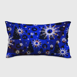 Подушка-антистресс Зимние снежинки рождество