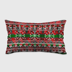 Подушка-антистресс Вязанный орнамент узор