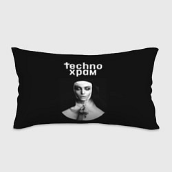 Подушка-антистресс Techno храм монашка держит четки с крестиком