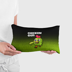 Подушка-антистресс Chicken Gun - Zombie Chicken, цвет: 3D-принт — фото 2