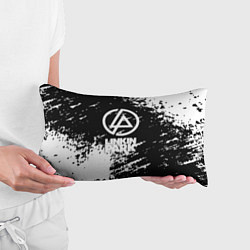 Подушка-антистресс Linkin park logo краски текстура, цвет: 3D-принт — фото 2