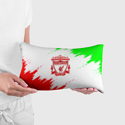 Подушка-антистресс Liverpool краски спорт, цвет: 3D-принт — фото 2