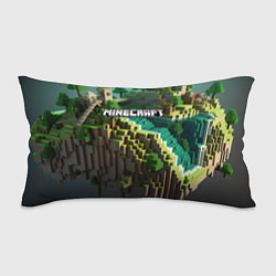 Подушка-антистресс Minecraft logo летняя карта, цвет: 3D-принт