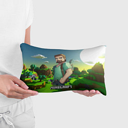 Подушка-антистресс Minecraft персонаж зеленый мир, цвет: 3D-принт — фото 2