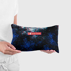 Подушка-антистресс Нинтендо брызги красок глитч, цвет: 3D-принт — фото 2