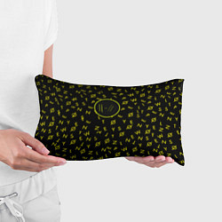 Подушка-антистресс Twenty one pilots pattern rock yellow, цвет: 3D-принт — фото 2