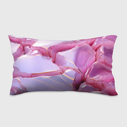 Подушка-антистресс Куски розового мрамора, цвет: 3D-принт
