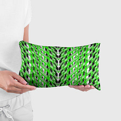 Подушка-антистресс Зелёная техно броня, цвет: 3D-принт — фото 2