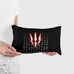 Подушка-антистресс The witcher - red logo, цвет: 3D-принт — фото 2