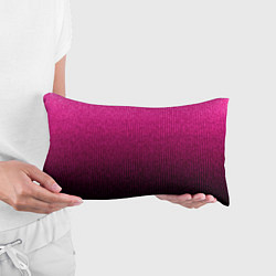Подушка-антистресс Яркий розовый градиент полоска, цвет: 3D-принт — фото 2