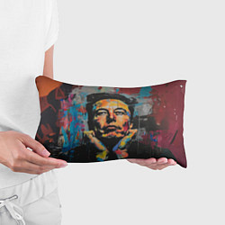 Подушка-антистресс Илон Маск граффити портрет, цвет: 3D-принт — фото 2