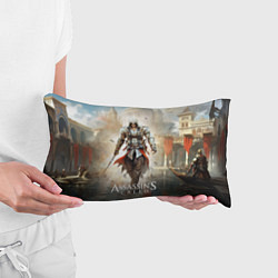 Подушка-антистресс Assassins creed poster game, цвет: 3D-принт — фото 2