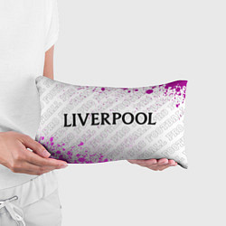 Подушка-антистресс Liverpool pro football по-горизонтали, цвет: 3D-принт — фото 2