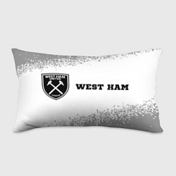 Подушка-антистресс West Ham sport на светлом фоне по-горизонтали