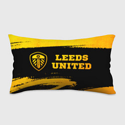 Подушка-антистресс Leeds United - gold gradient по-горизонтали