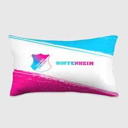 Подушка-антистресс Hoffenheim neon gradient style по-горизонтали, цвет: 3D-принт