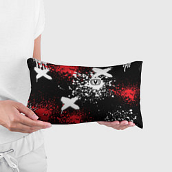 Подушка-антистресс Логотип Чанган на фоне брызг красок, цвет: 3D-принт — фото 2