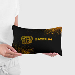 Подушка-антистресс Bayer 04 - gold gradient по-горизонтали, цвет: 3D-принт — фото 2