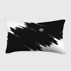 Подушка-антистресс Borussia краски чёрно белый, цвет: 3D-принт