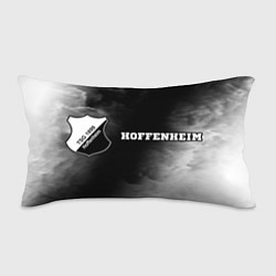 Подушка-антистресс Hoffenheim sport на темном фоне по-горизонтали, цвет: 3D-принт