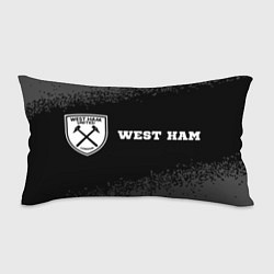 Подушка-антистресс West Ham sport на темном фоне по-горизонтали