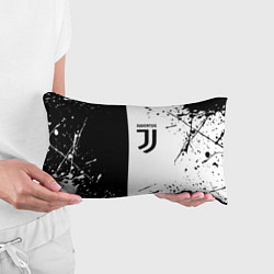 Подушка-антистресс Juventus краски текстура спорт, цвет: 3D-принт — фото 2