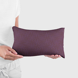 Подушка-антистресс Фиолетово-коричневые волнистые линии, цвет: 3D-принт — фото 2