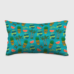 Подушка-антистресс Enjoy summer pattern - pineapple, цвет: 3D-принт
