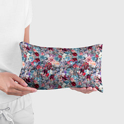 Подушка-антистресс Цветочный цветной паттерн, цвет: 3D-принт — фото 2