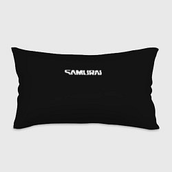 Подушка-антистресс Samurai logo white, цвет: 3D-принт