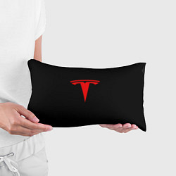 Подушка-антистресс Tesla red logo, цвет: 3D-принт — фото 2