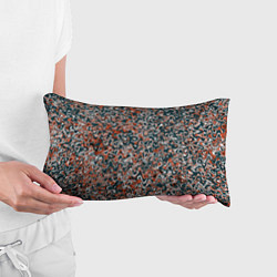 Подушка-антистресс Тёмный сине-оранжевый абстрактная текстура, цвет: 3D-принт — фото 2