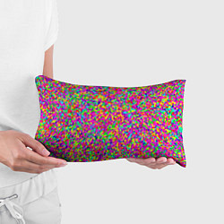 Подушка-антистресс Паттерн разноцветная мелкая мозаика, цвет: 3D-принт — фото 2