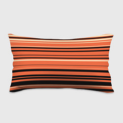 Подушка-антистресс Оранжевый полосами, цвет: 3D-принт