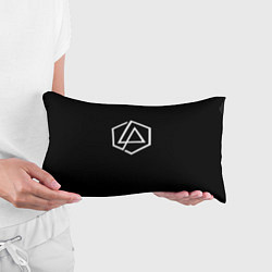 Подушка-антистресс Linkin park logo white, цвет: 3D-принт — фото 2