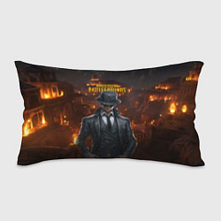 Подушка-антистресс PUBG персонаж - город в огне, цвет: 3D-принт