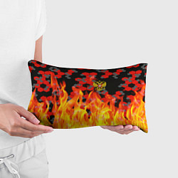 Подушка-антистресс Герб РФ броня в огне, цвет: 3D-принт — фото 2