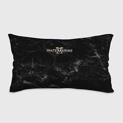 Подушка-антистресс Warhammer 40000 space marine 2 black logo