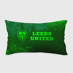 Подушка-антистресс Leeds United - green gradient по-горизонтали