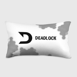 Подушка-антистресс Deadlock glitch на светлом фоне по-горизонтали