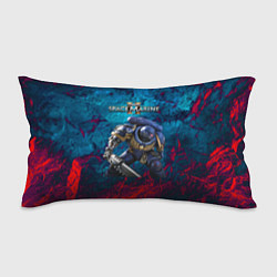 Подушка-антистресс Warhammer 40000 space marine 2 ультрамарин