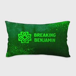 Подушка-антистресс Breaking Benjamin - green gradient по-горизонтали