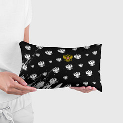 Подушка-антистресс Герб РФ паттерн, цвет: 3D-принт — фото 2