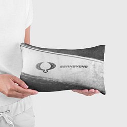Подушка-антистресс SsangYong - white gradient по-горизонтали, цвет: 3D-принт — фото 2