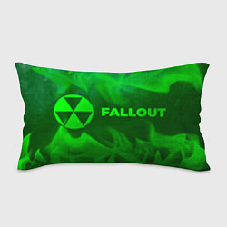 Подушка-антистресс Fallout - green gradient по-горизонтали