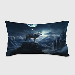 Подушка-антистресс Волк на утренней горе