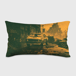 Подушка-антистресс Спорткар на уличных задворках, цвет: 3D-принт