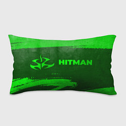 Подушка-антистресс Hitman - green gradient по-горизонтали